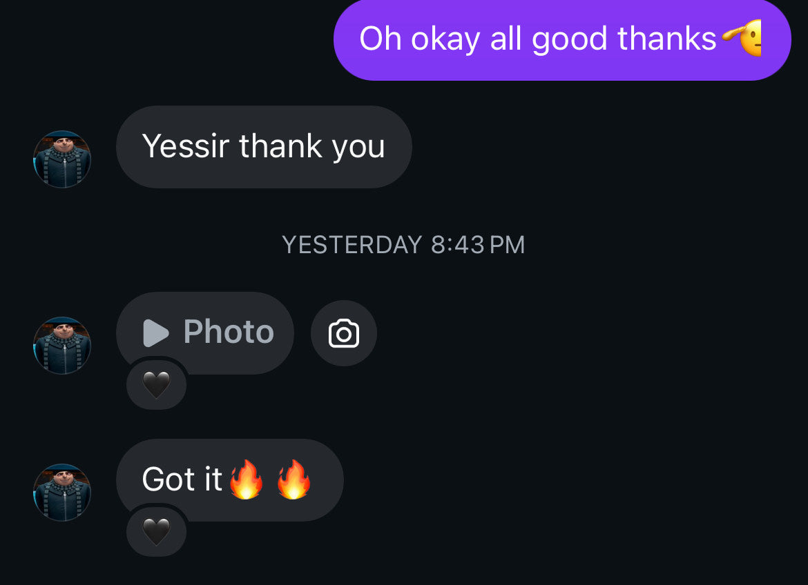 Customer vouch image